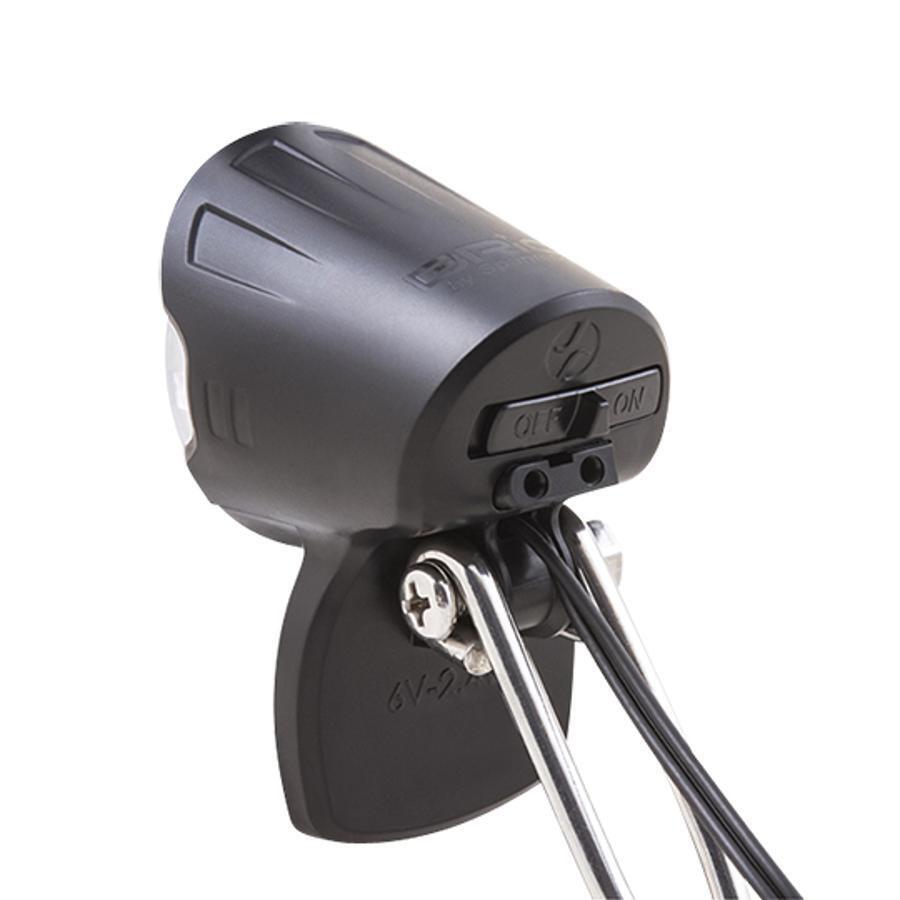 alumbrado delantero faro led para montaje en horquilla dynamo Spanninga Brio 15 4/5