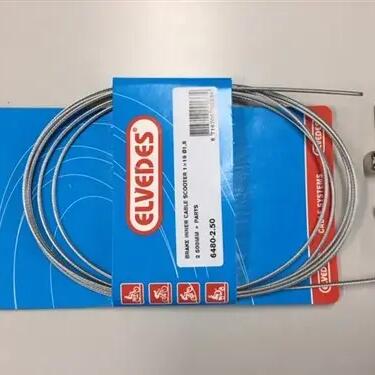 Elvedes Scooter Brake Inner Cable Set 2.5m (1.8mm) with Threaded End.