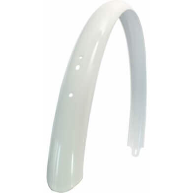 Parafango posteriore 28 pollici Transport lungo e largo bianco.