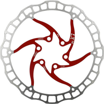 Elende ein Stück Rotor 160 mm 85 g 6 Löcher+Kampf Red 2015196