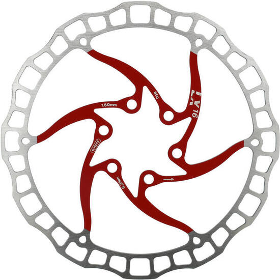 Elende ein Stück Rotor 160 mm 85 g 6 Löcher+Kampf Red 2015196