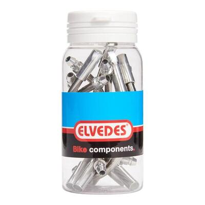 Elvedes v-brake bochtjes 110º ø5,0mm rvs per 10 stuks