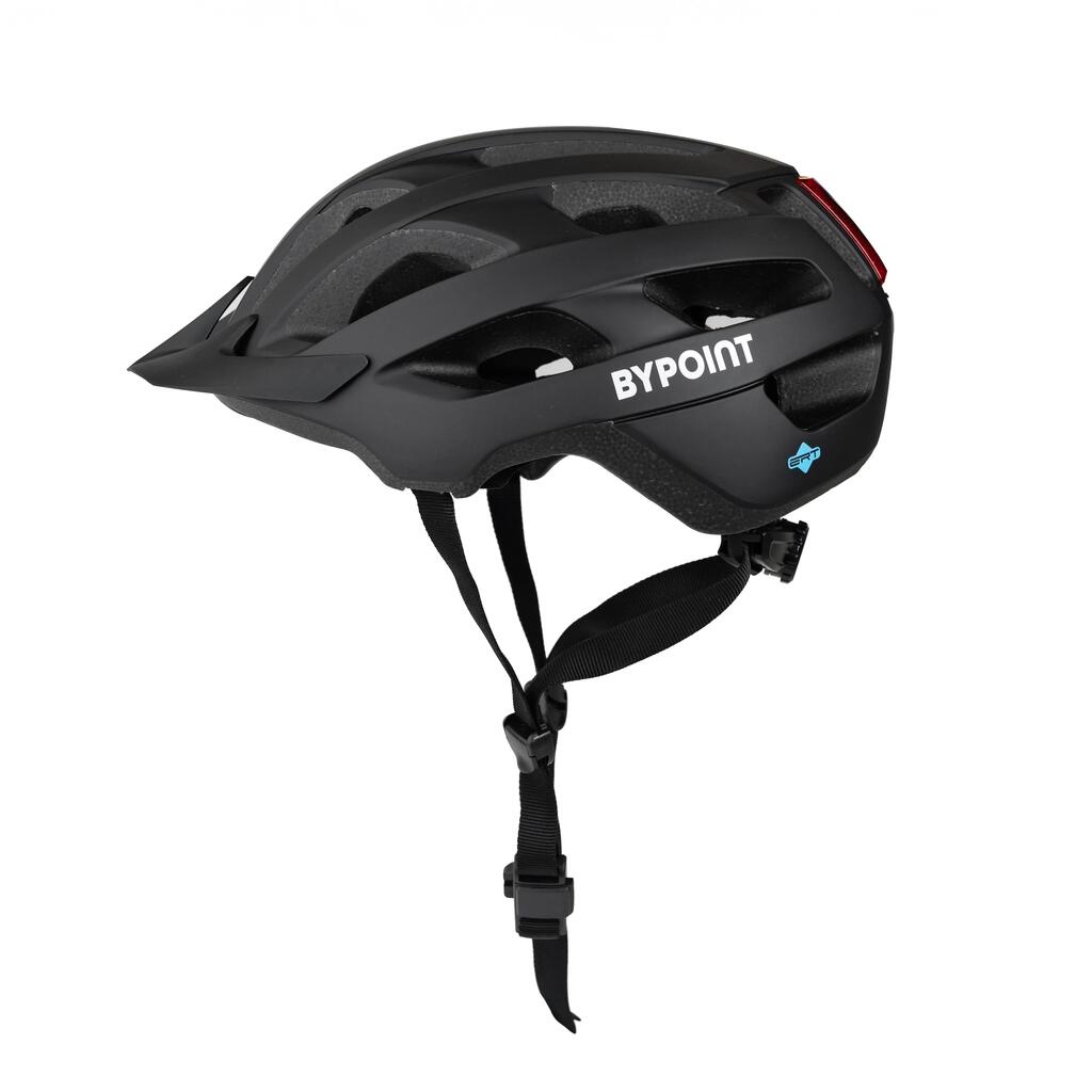Bypoint S-ERT Bike Helmet — Rechargeable 360° Lights and ERT Technology.