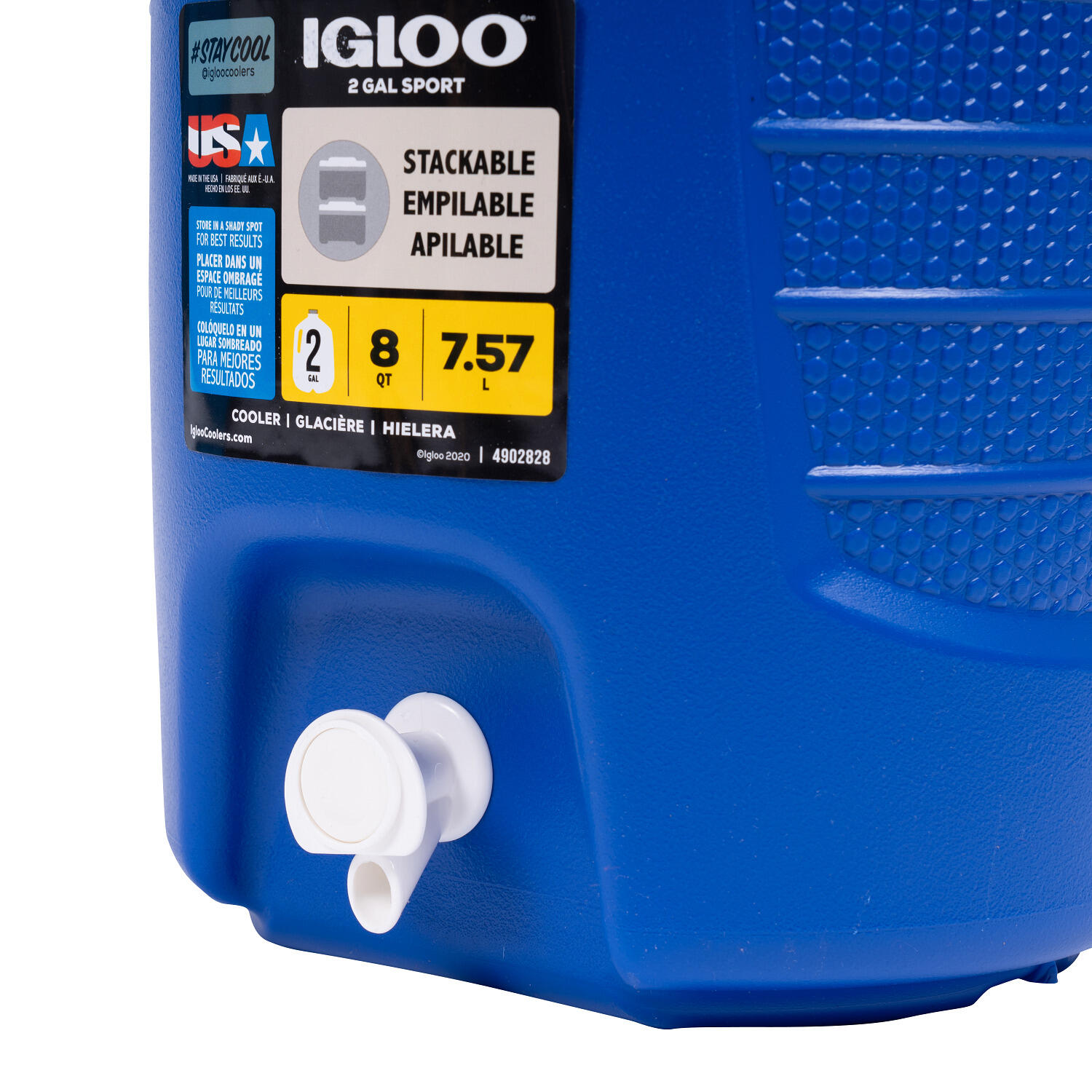 Sport 2 Gallon Bleu distributeur de boissons isotherme 7,6 litre 2/7