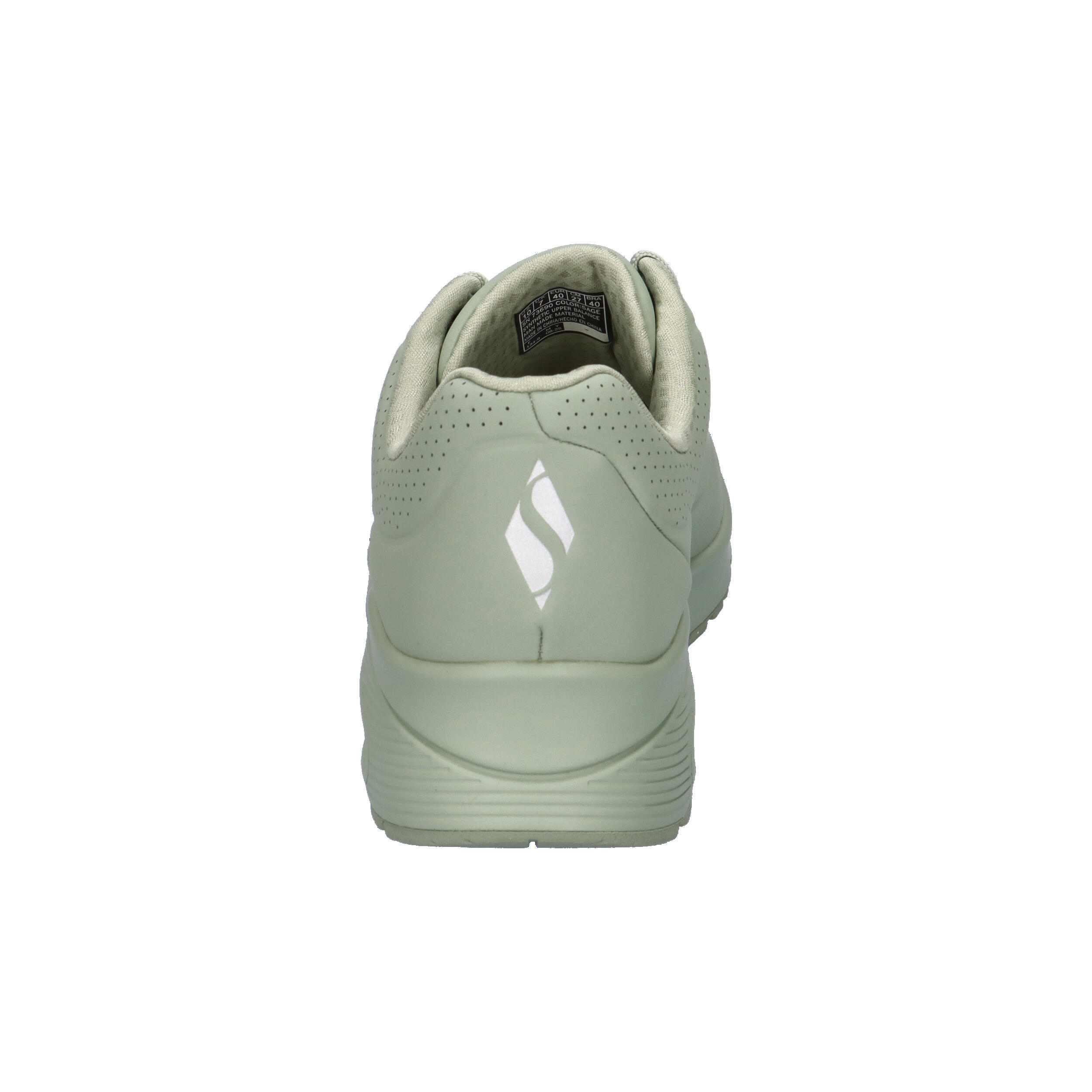 Skechers Damen UNO Stand on Air Sneaker 73690 Sage Grün 5/7