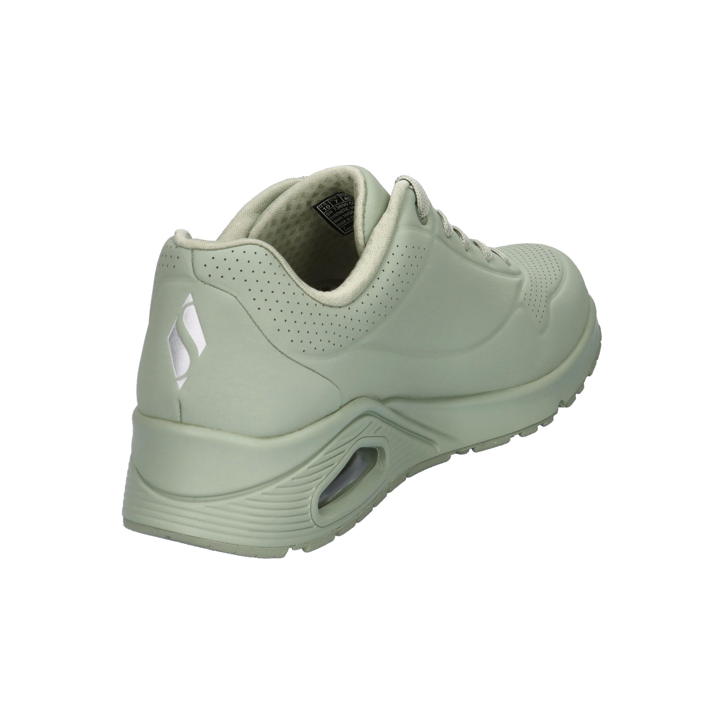 Skechers Damen UNO Stand on Air Sneaker 73690 Sage Grün 6/7
