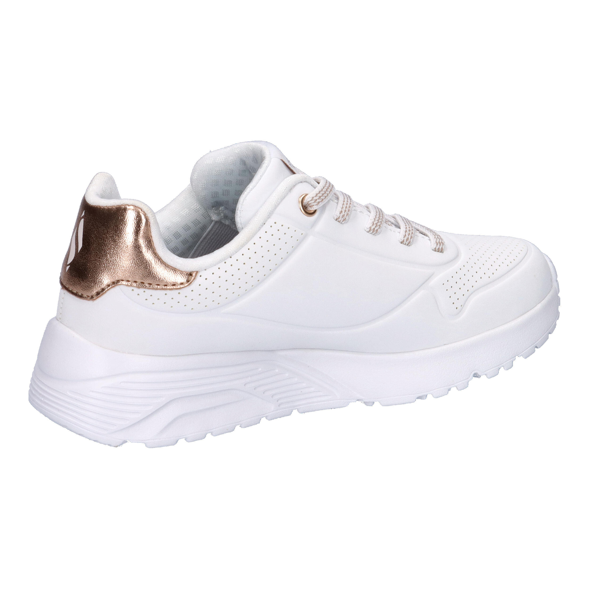Tênis para menino Skechers Uno lite-metallic mode Branco 7/7