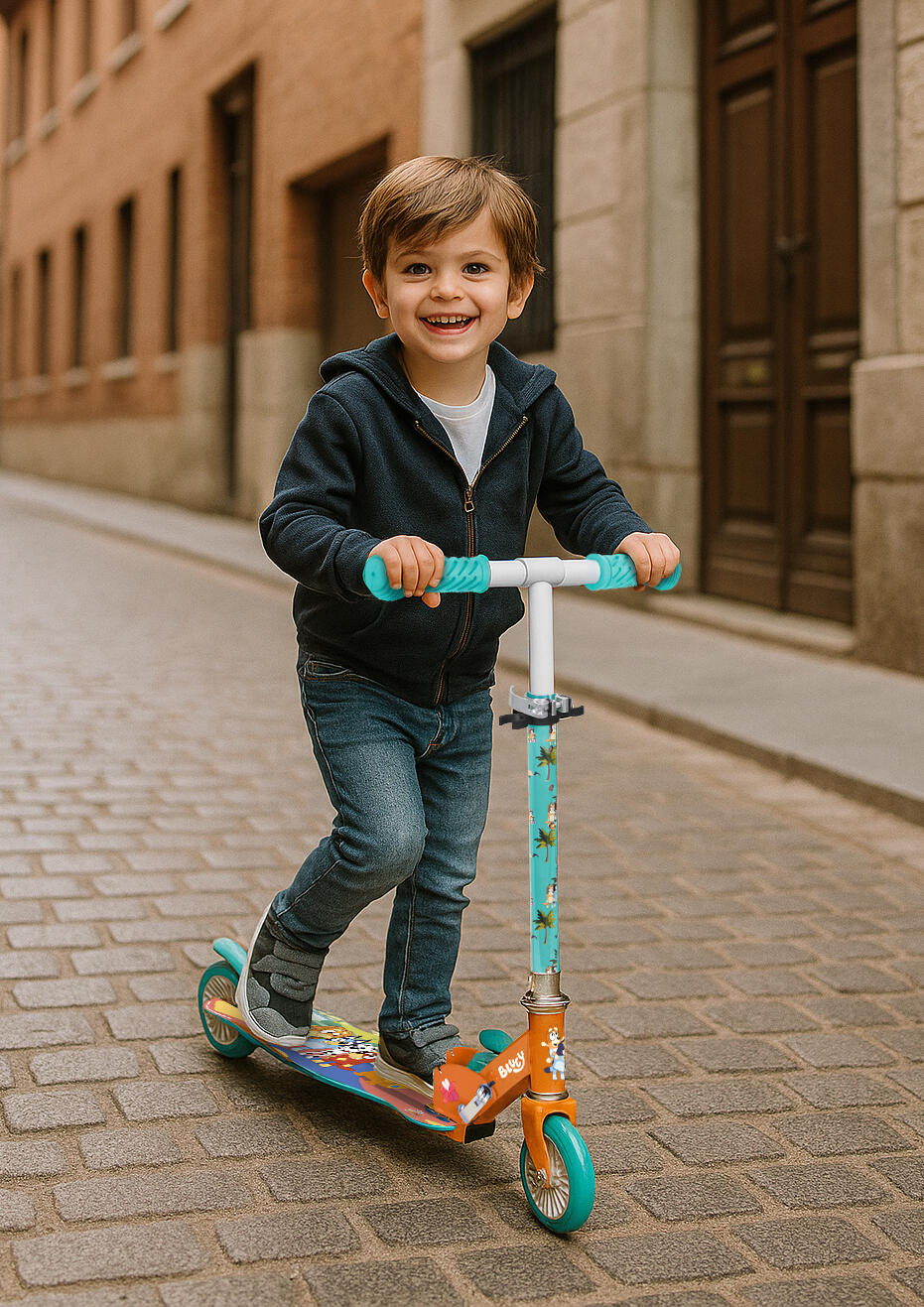 Patinete 2 Ruedas Bluey Infantil Ligero y Plegable (4512) 2/2