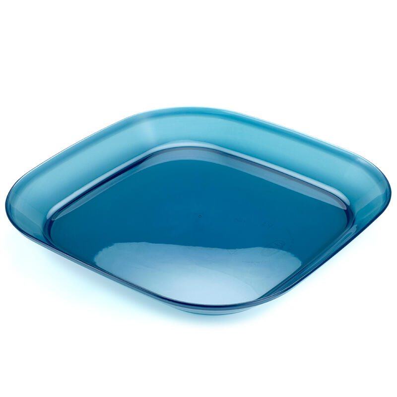 Plato GSI Infinity 9 pulgadas azul polipropileno reciclable ultraligero apilable 1/1