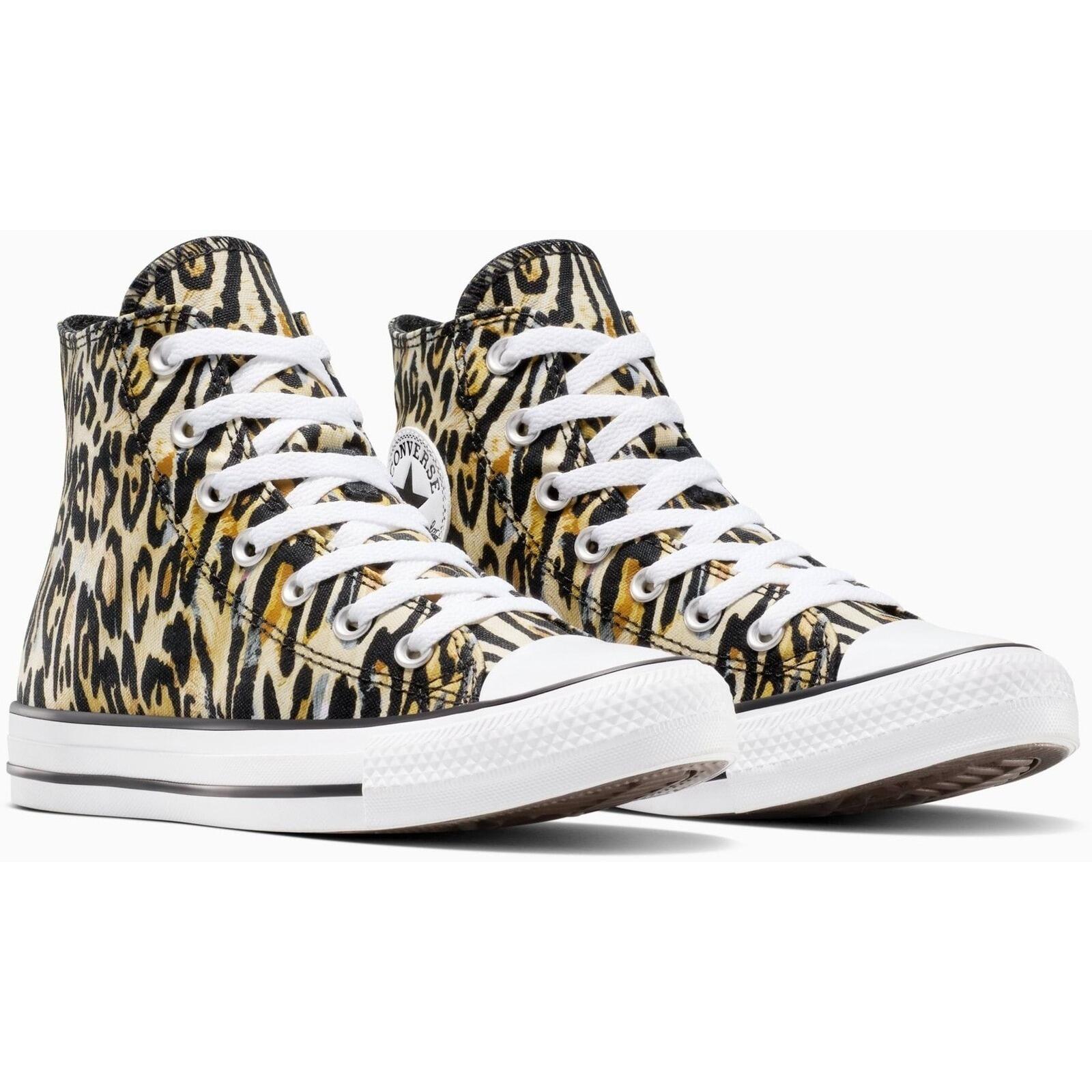 Baskets Converse Chuck Taylor All Star Leopard, Marron, Unisexe 3/5