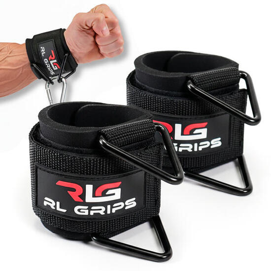 Bracelets de Poignet Poulie Musculation Câble Réglables Haut du Corps