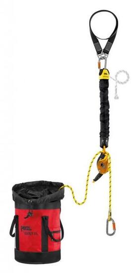 Petzl JAG RESCUE KIT – Rettungsset 30m 4:1 Flaschenzug I’D EVAC AXIS 11mm Tasche