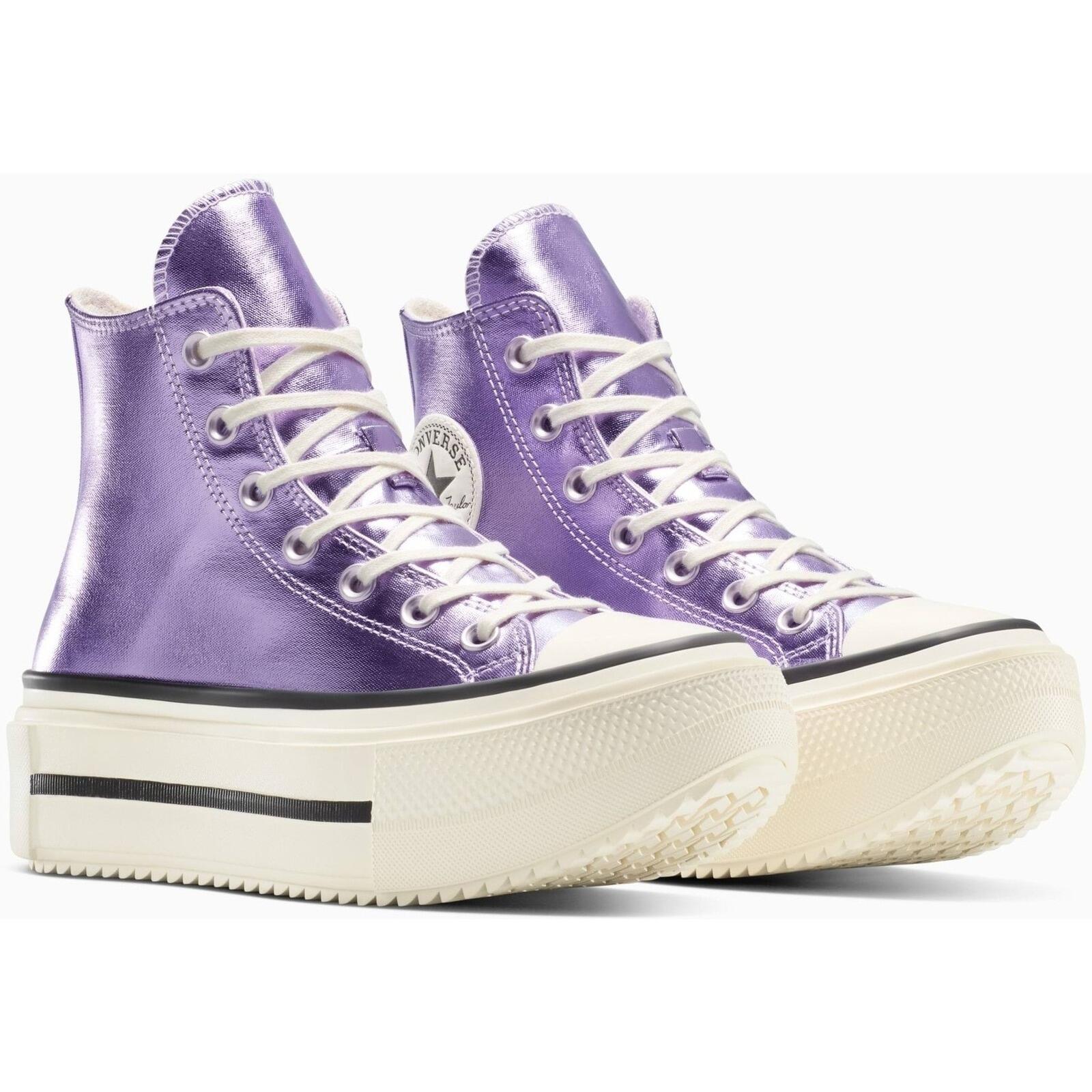 Baskets Converse Chuck Taylor All Star Lift Double Stack, Violet, Unisexe 3/5