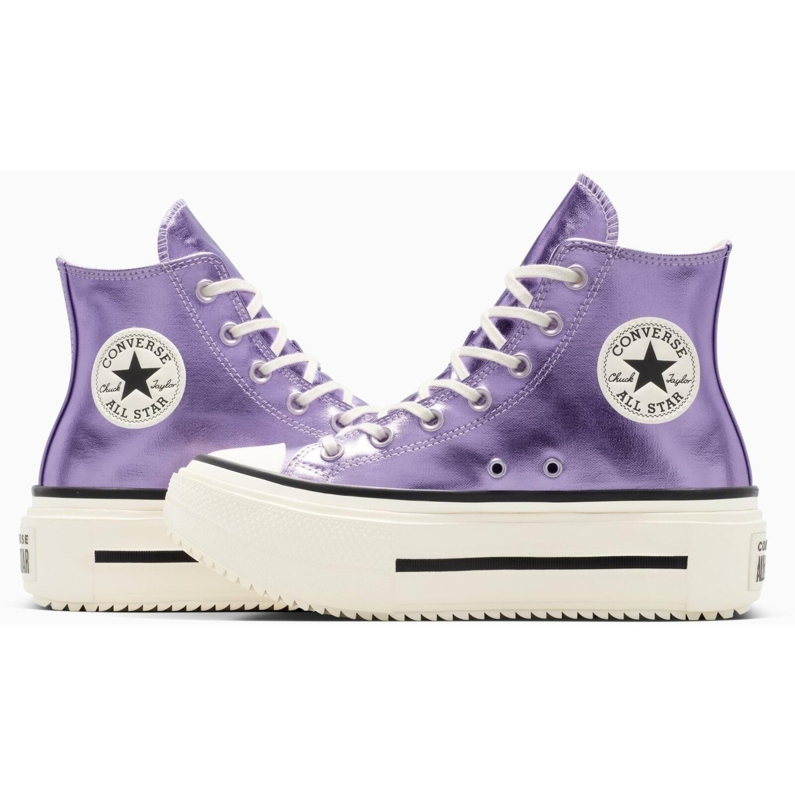 Baskets Converse Chuck Taylor All Star Lift Double Stack, Violet, Unisexe 4/5
