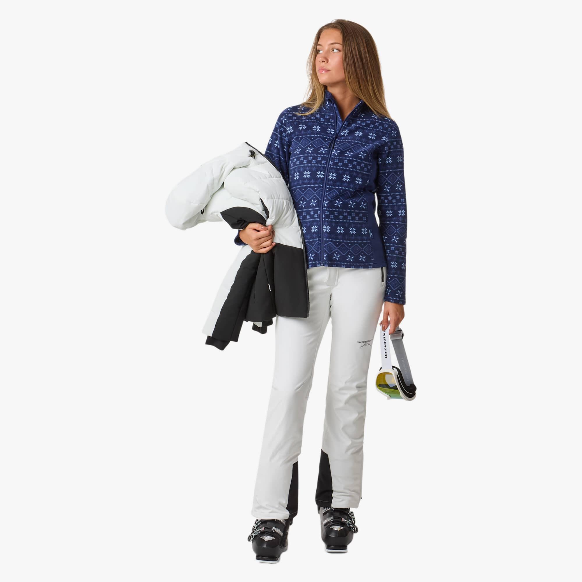 Veste de randonnée femme flc_fullzip Idre Fleece III 3/8