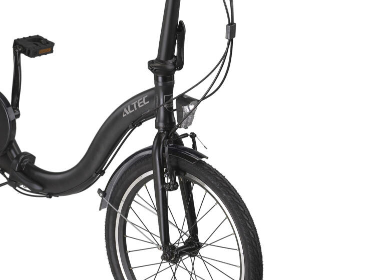 Altec Comfort 20 Zoll 39 cm Unisex 6-Gang V-Brakes mattschwarz. 4/6