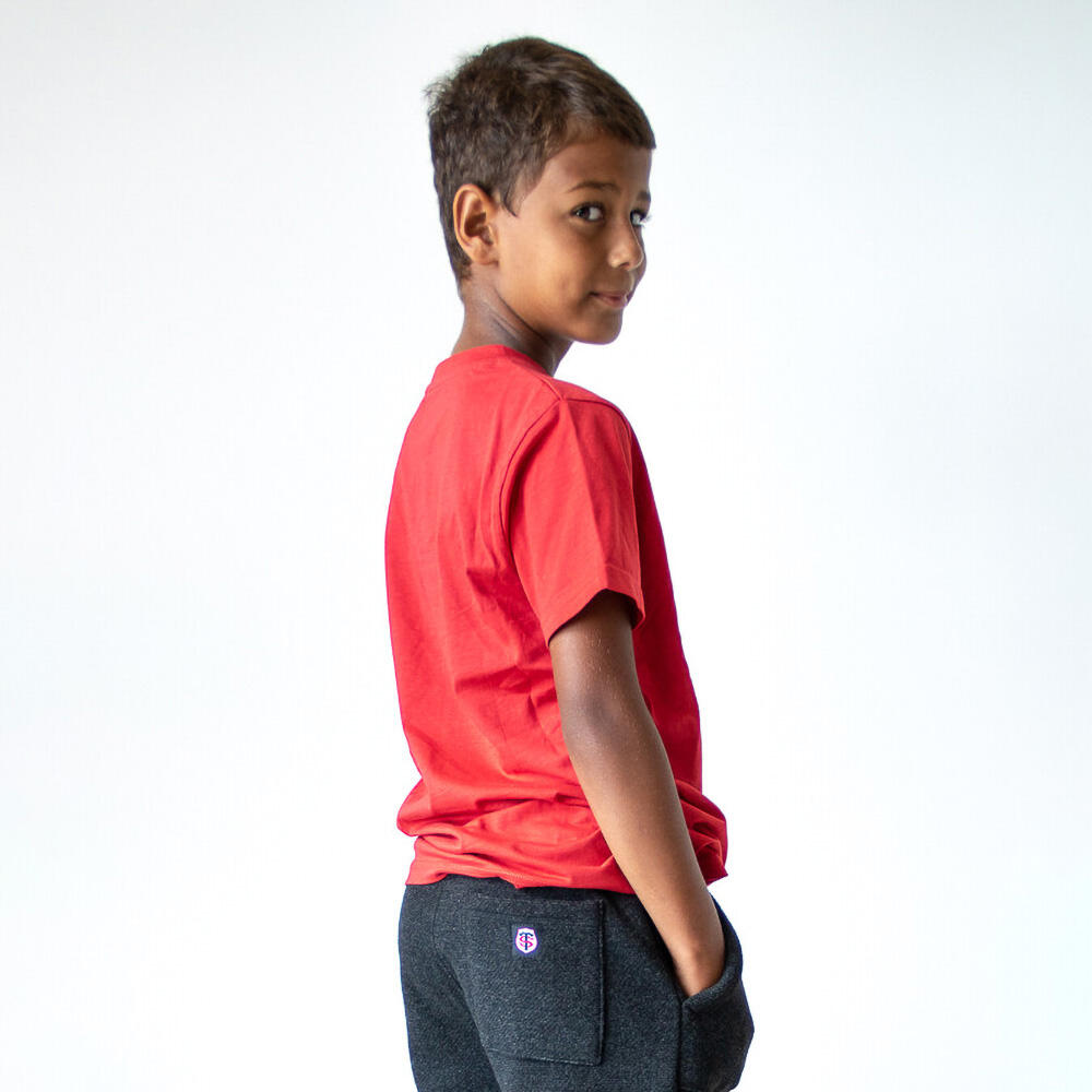 T‑shirt Bambino Teeappli Stade Toulousain Rugby 2/3