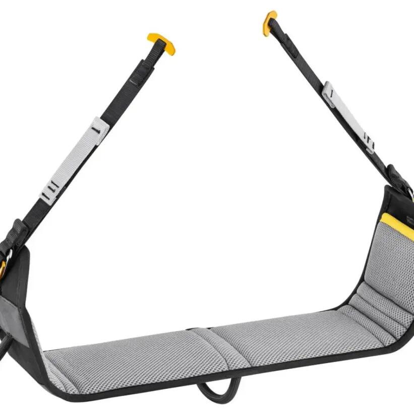 Petzl Podium Work Seat Black/Yellow with Wide Seat