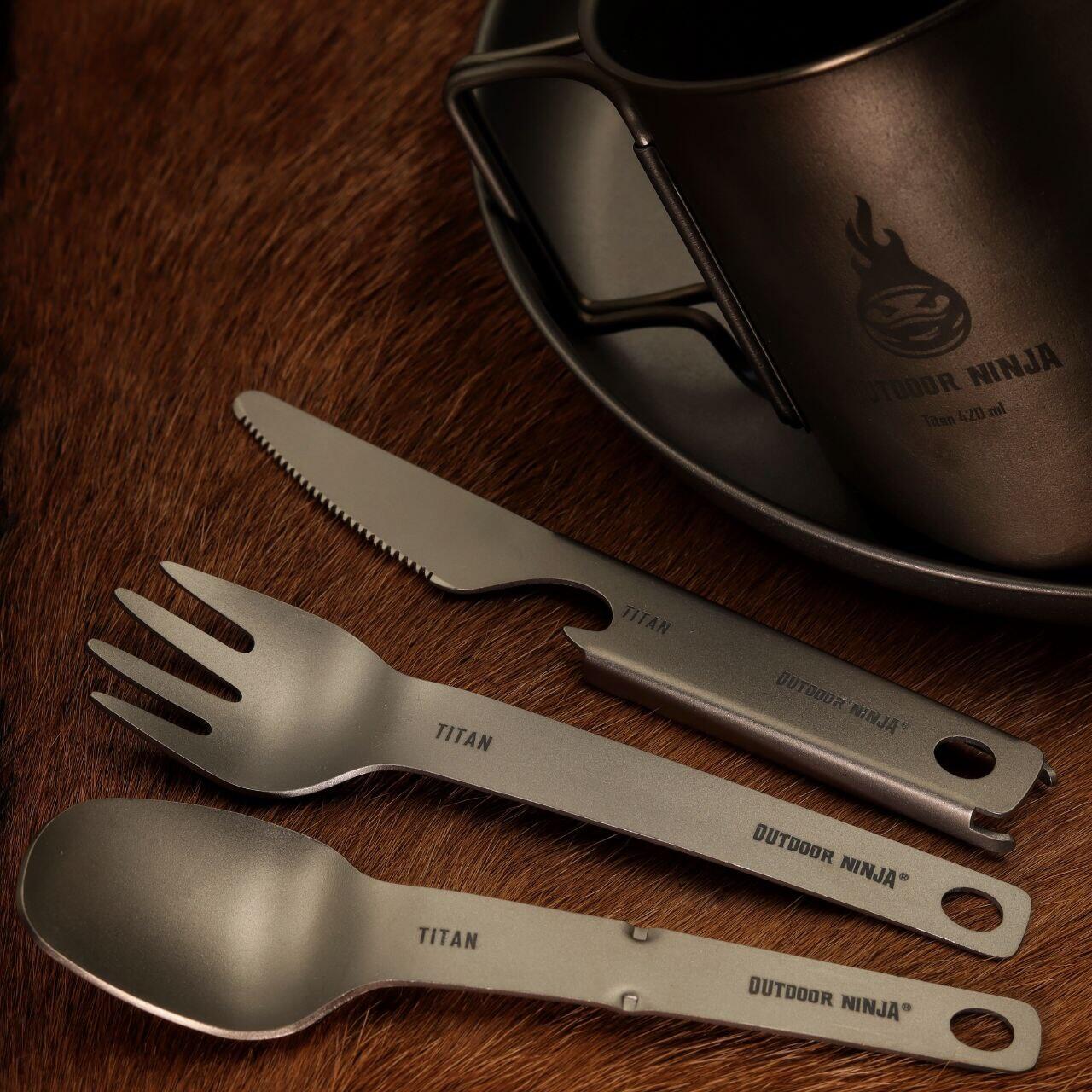 Titan Mini Besteckset Ultraleicht 39 g 7/7