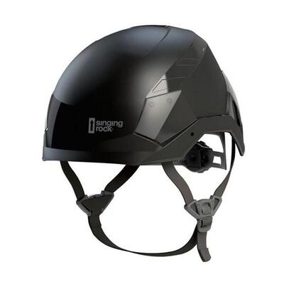 Casco da lavoro Singing Rock Flash Industry nero ABS PC EN 397 - 53-63 cm