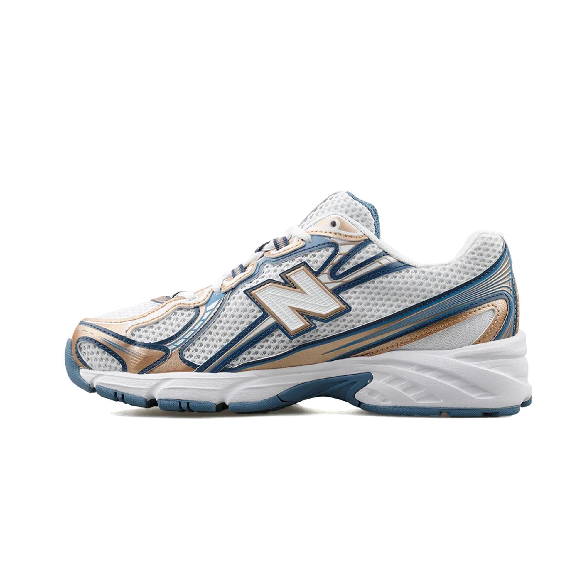 New Balance - 740 Blue Gold Metallic - Chaussures De Sport - Multicolore - Decathlon