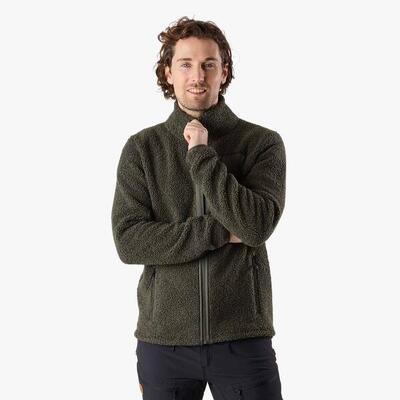 Heren hiking fleece lange mouw volledige ritssluiting lofoten pile jas