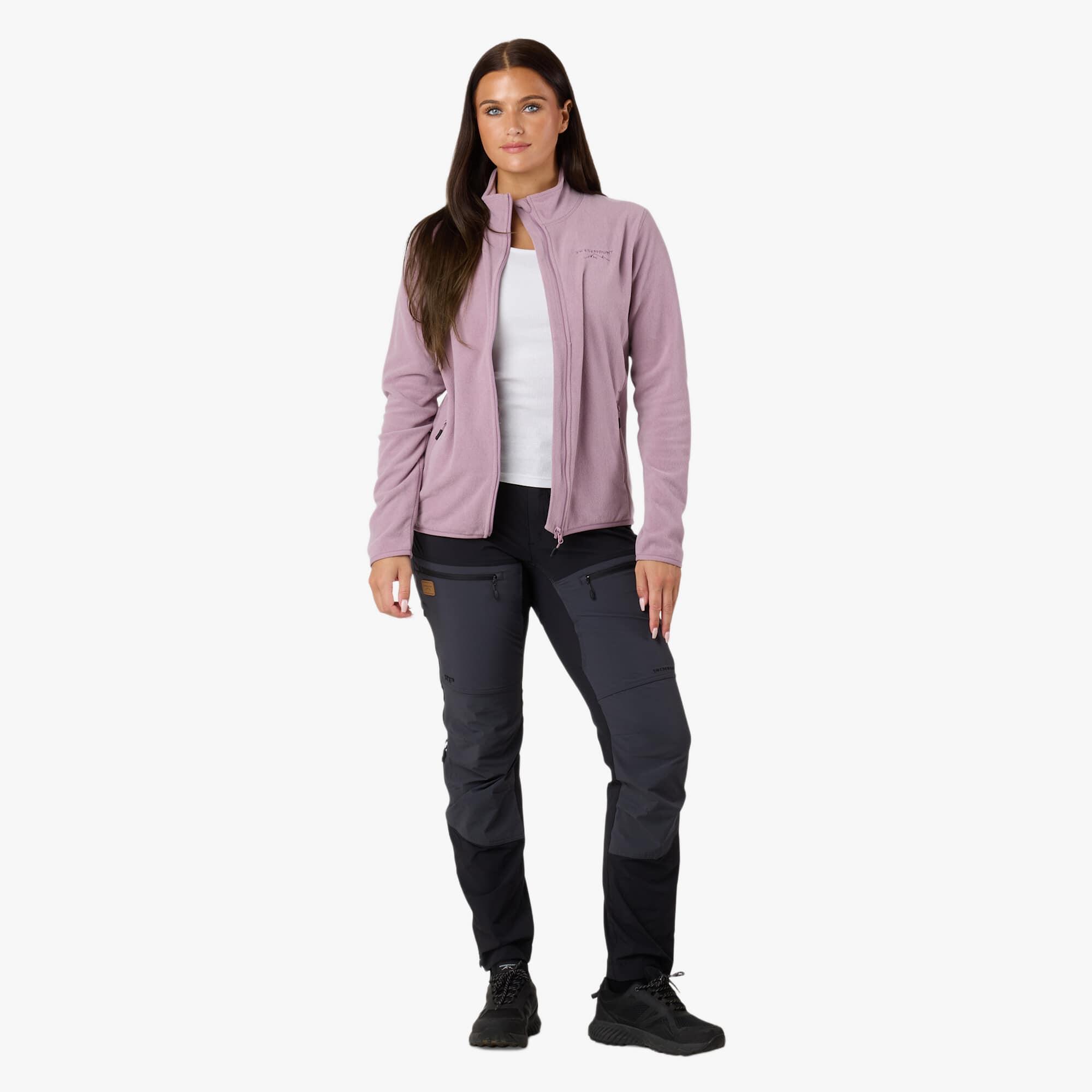 Pile maniche lunghe da escursionismo da donna Stryn Fleece 3/6