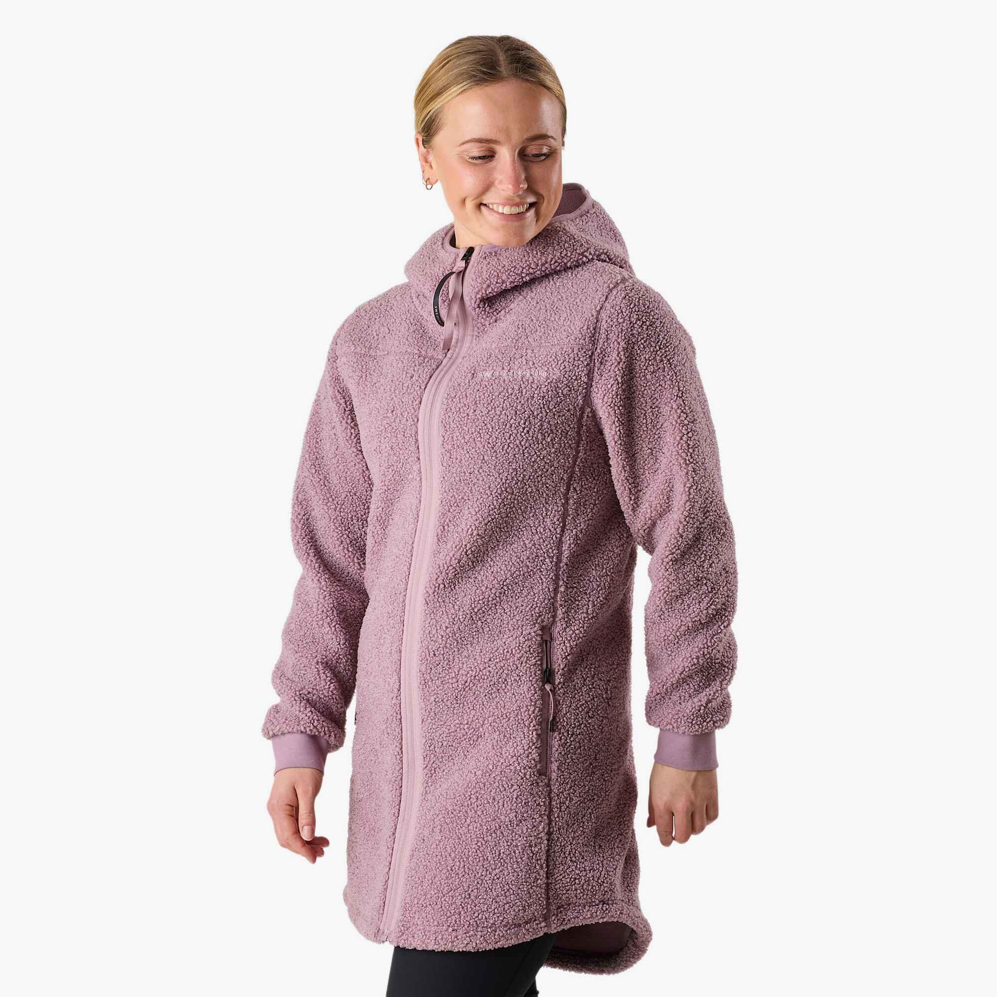 Veste polaire randonnée femme manches longues zippée Lofoten Pile Coat 4/5