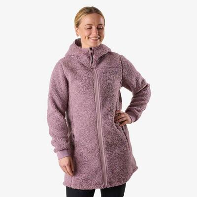 Dames hiking fleece lange mouwen volledig rits lofoten pile coat