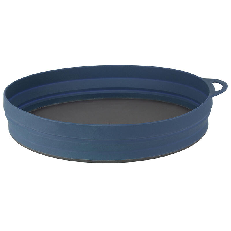 Lifeventure - Assiette Pliante Lifeventure Ellipse Flexi Plate Silicone Navy Compacte Légère - Couteau Multifonction - Bleu - No Size - Decathlon