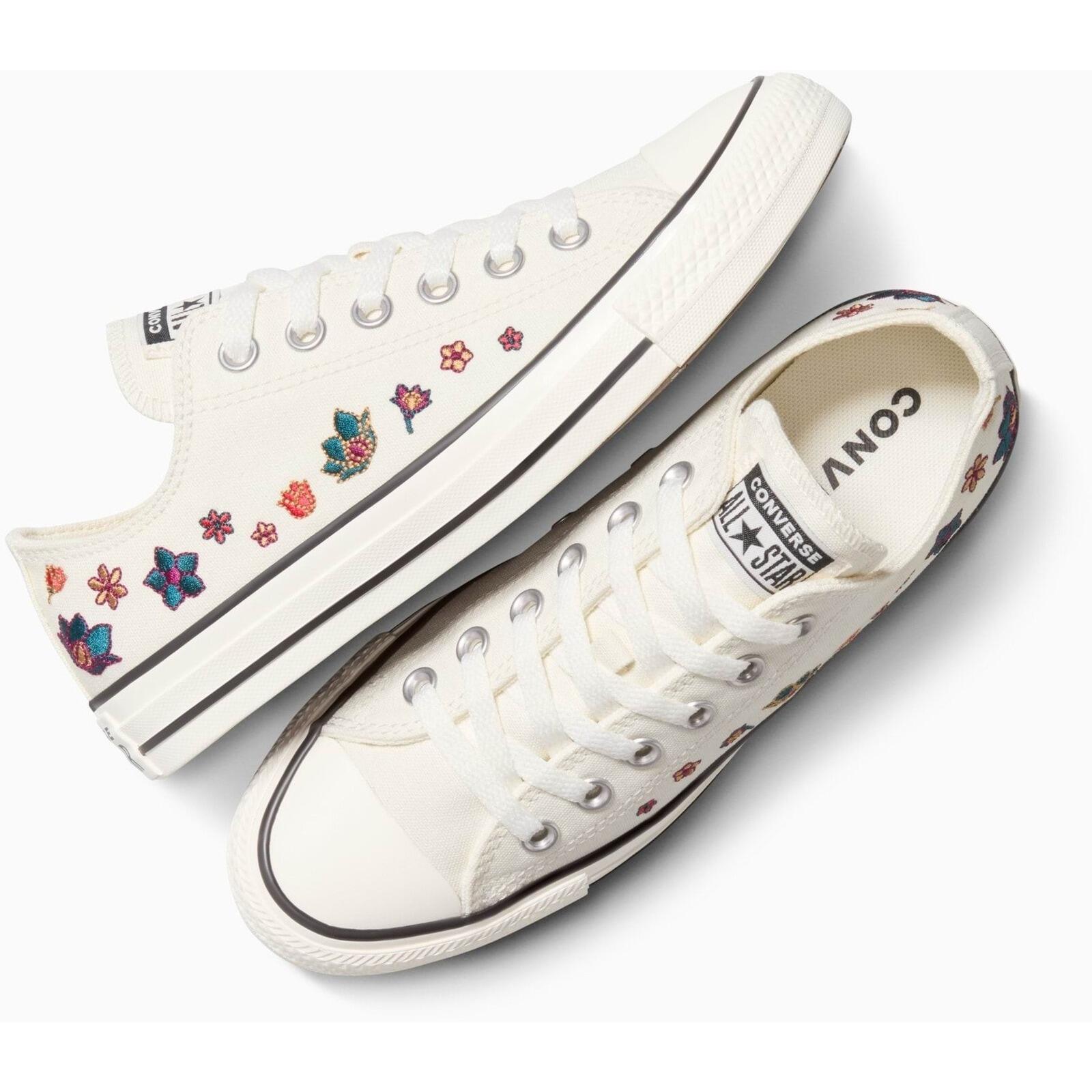 Turnschuhe Converse Chuck Taylor All Star Flowers, Beige, Unisex 2/5