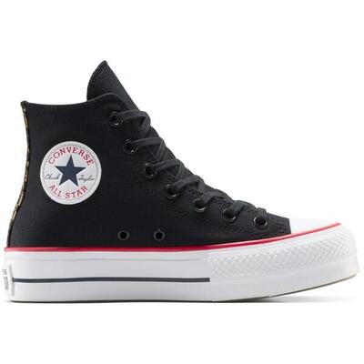Sneakers converse chuck taylor all star lift platform, zwart, uniseks