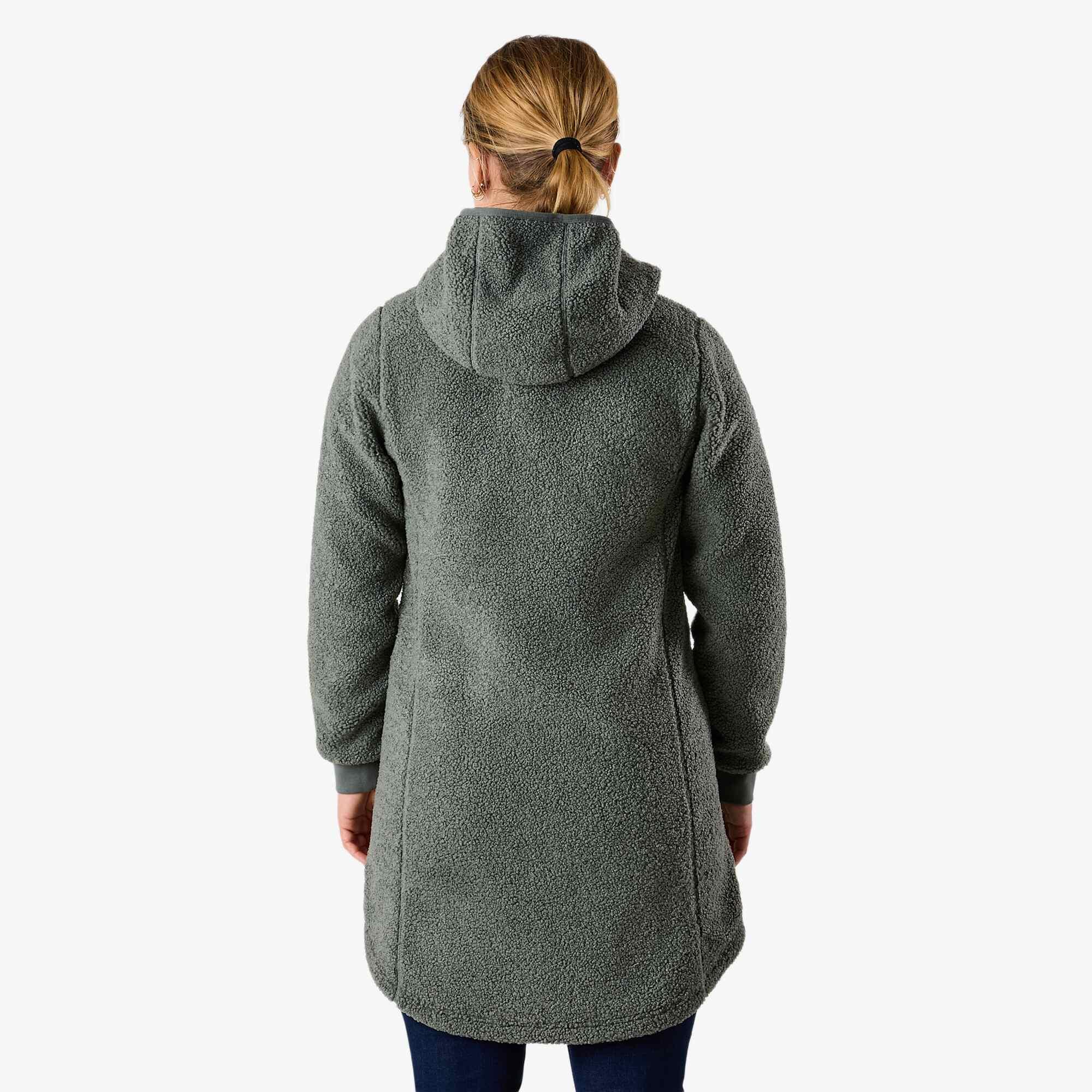 Veste polaire randonnée femme manches longues zippée Lofoten Pile Coat 2/4