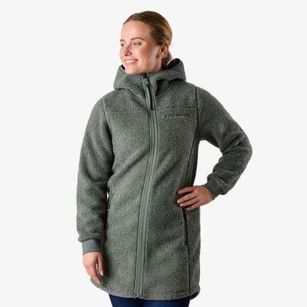 Veste polaire randonnée femme manches longues zippée Lofoten Pile Coat