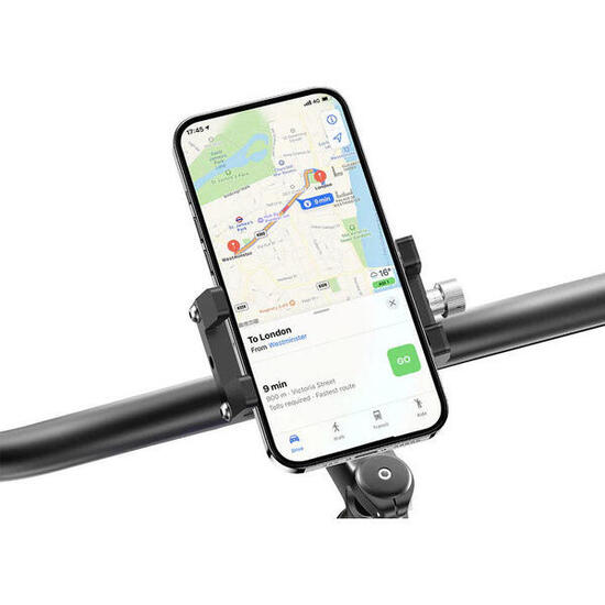 Olympic sportswear rixus telefoonhouder rxhb06 <67 aluminium zwart