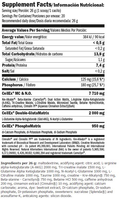 CellEx Unlimited Formula - 1040g Amix Nutrition 2/3