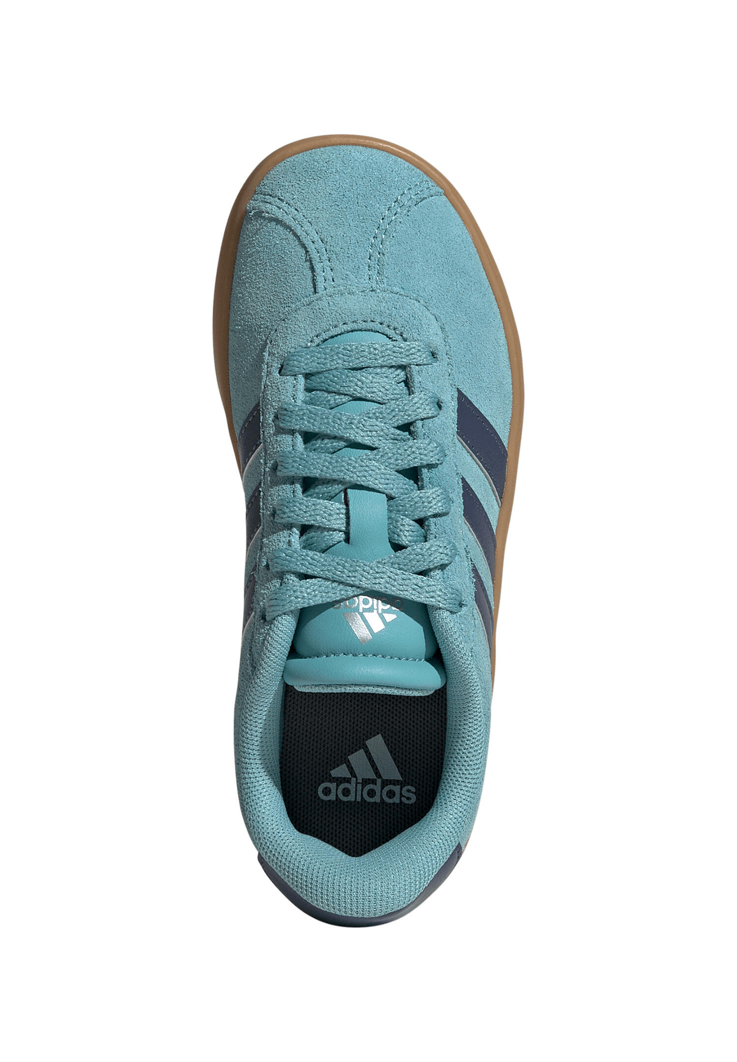 Adidas VL Court 3.0 K Kinder Unisex Sneaker Wildleder IH3949 Blau 4/14