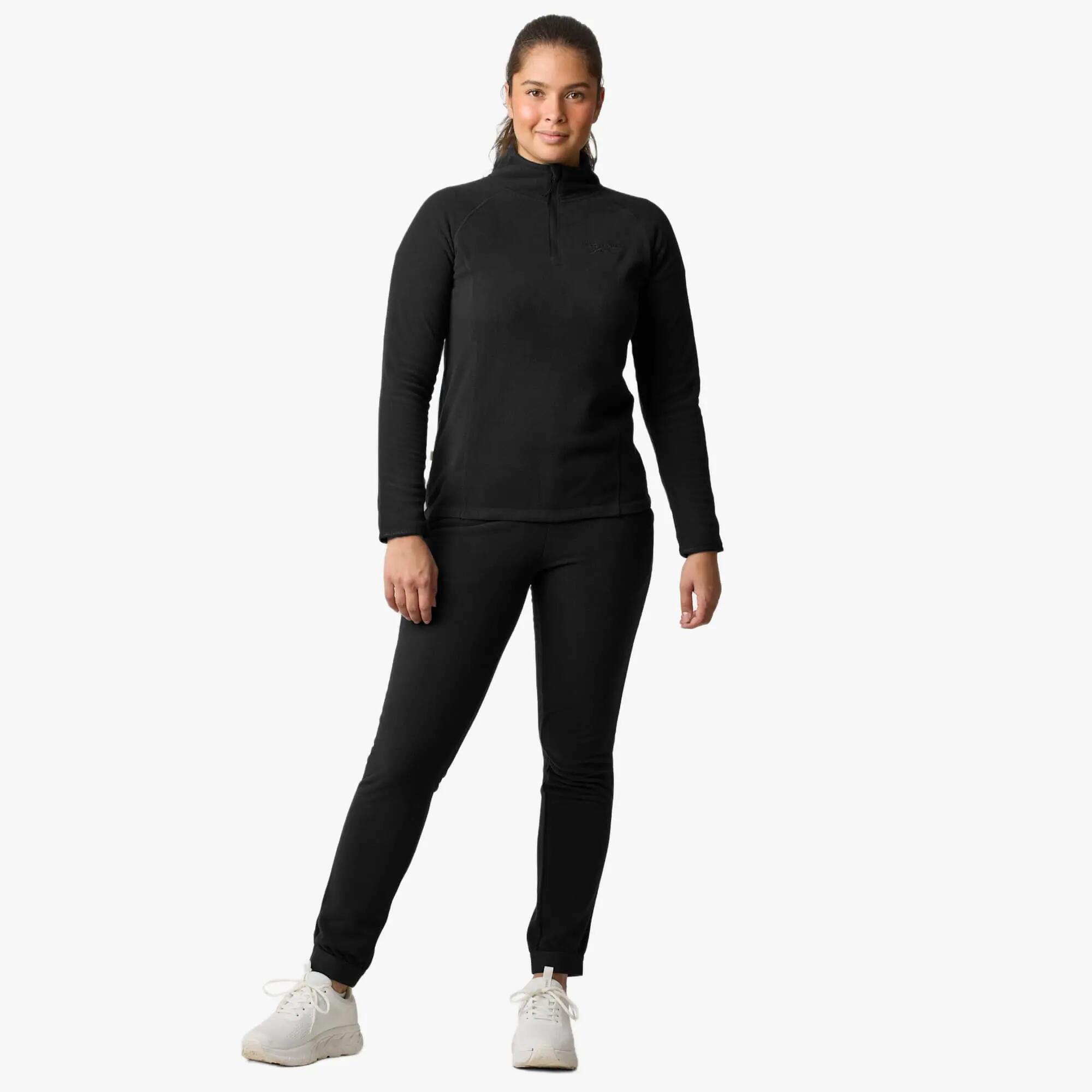 Fleece Longsleeve ½ Rits Wandelen Vrouw Geilo Ademend 3/5