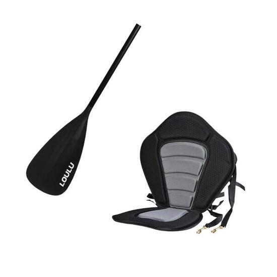 Loulu Kayak Set – Seat + Blade – Trasforma il tuo SUP in un Comodo Kayak