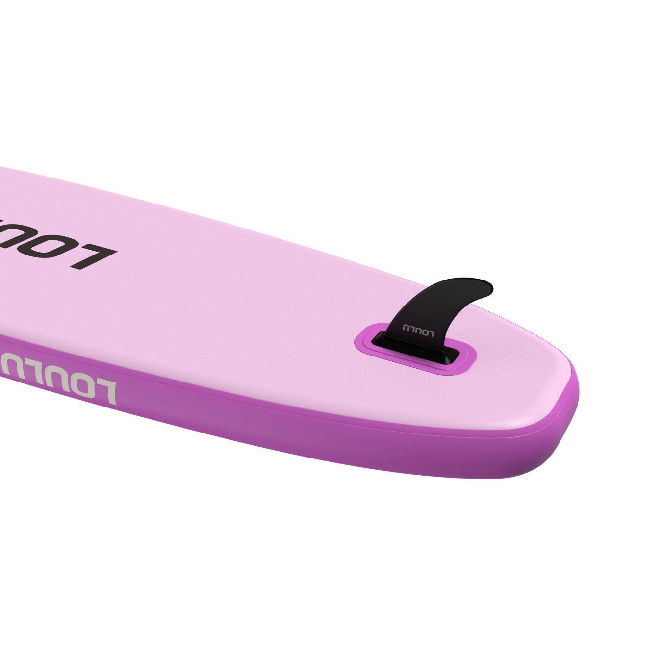 LOULU Rosa 10'4 Allround sup Set – Aufblasbares Board mit Zubehör & Paddel 5/7