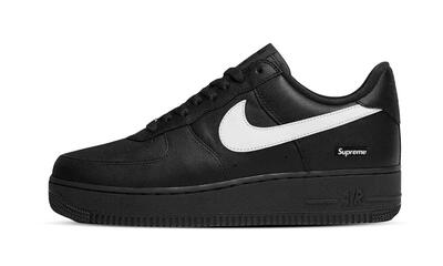 Sportschoenen air force 1 low supreme black white