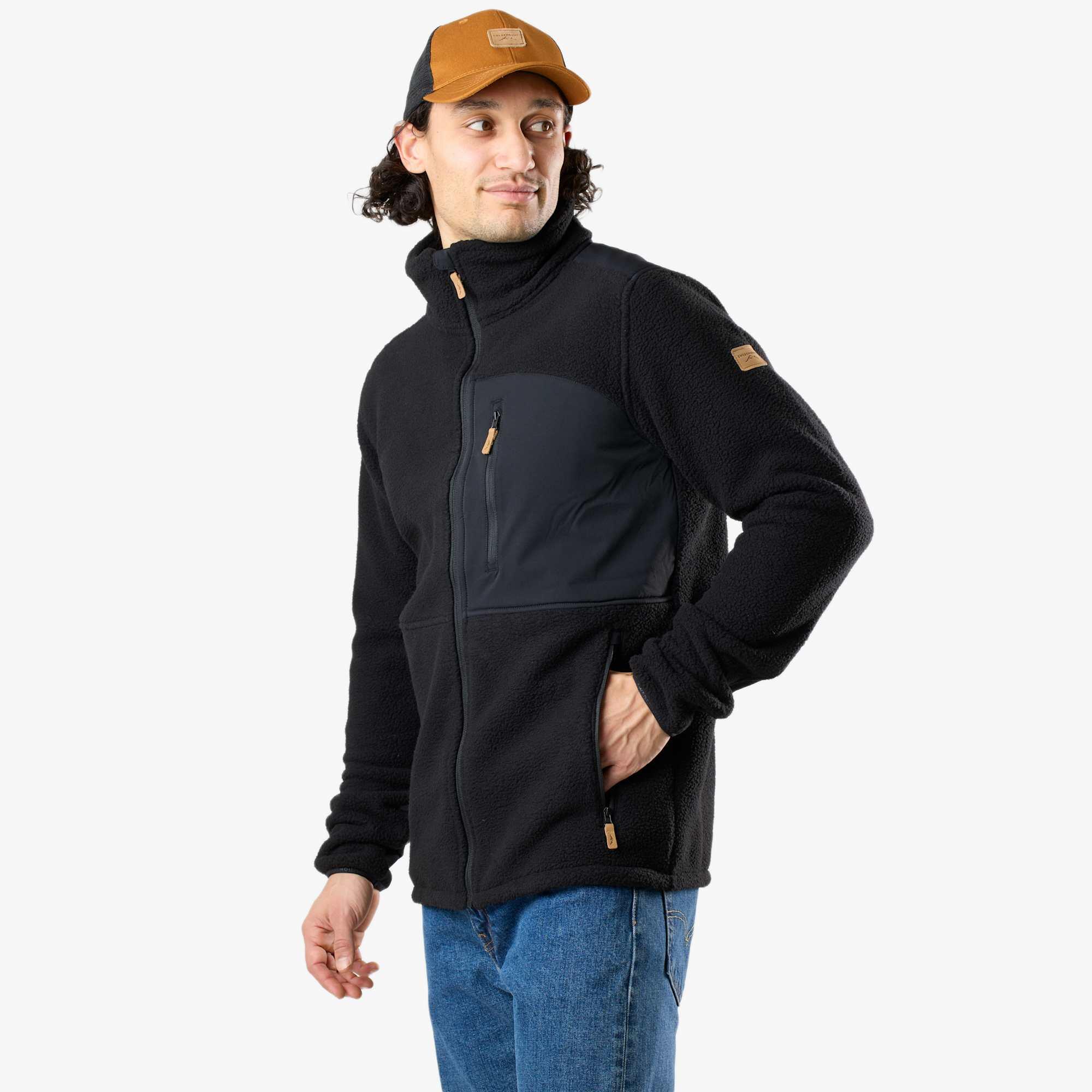 Pile Maniche Lunghe Full-Zip Escursionismo Uomo Vestibilità Regolare Nordkap 3/7