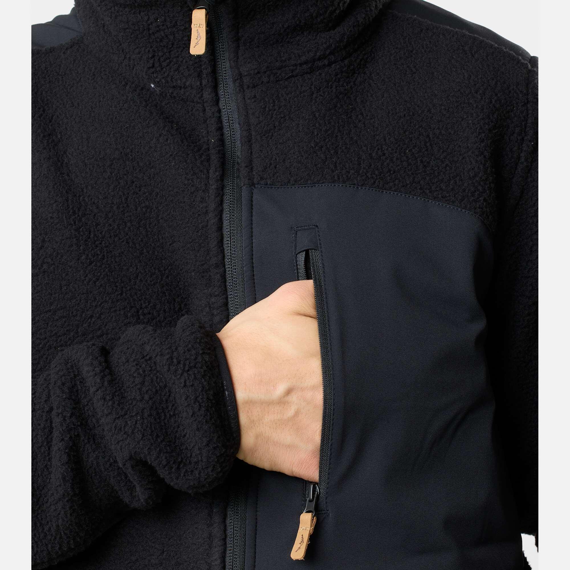 Pile Maniche Lunghe Full-Zip Escursionismo Uomo Vestibilità Regolare Nordkap 5/7