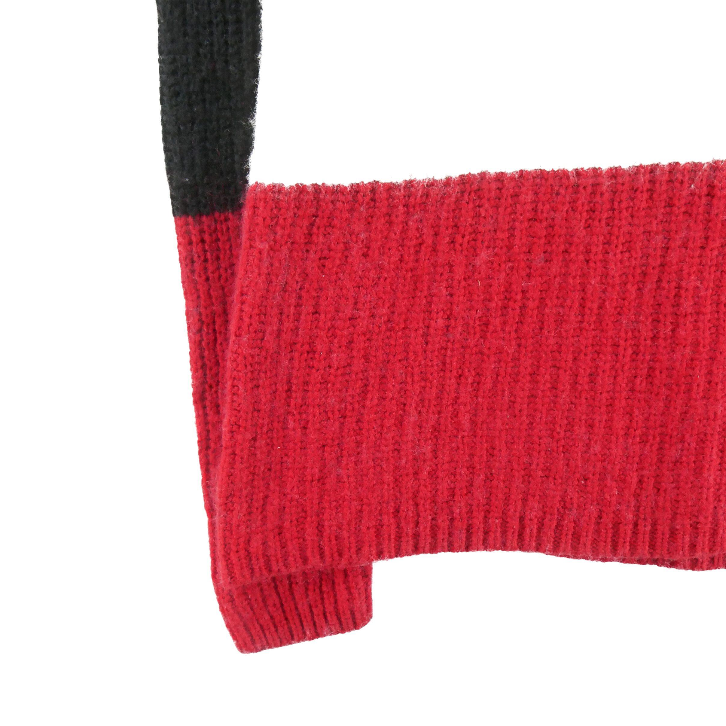 Segunda Vida - Camisola de lã vermelha para mulher - Em muito bom estado 3/5