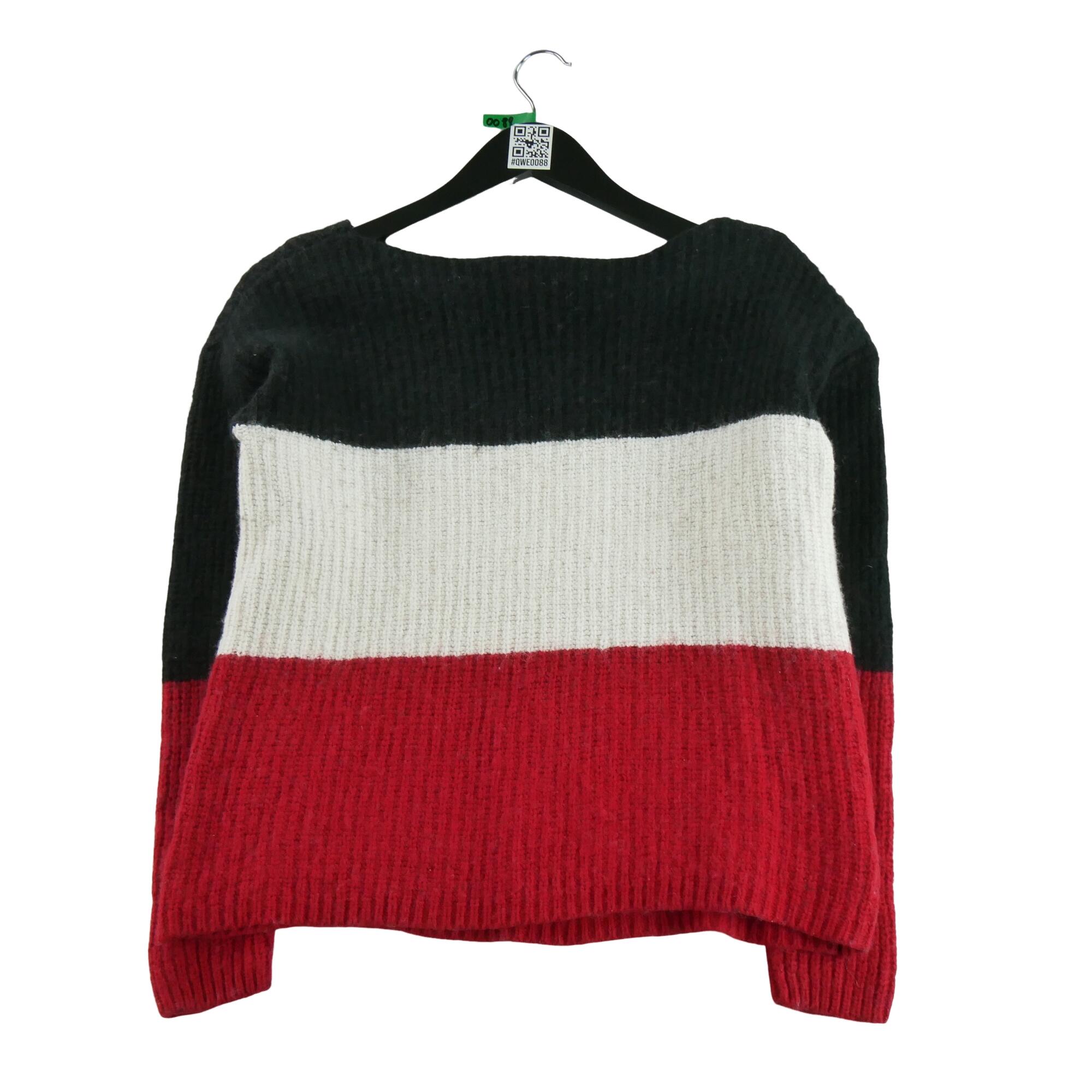 RALPH LAUREN Reconditionné - Pull Femme en laine Rouge - Très Bon État