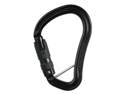 Moschettone HMS Hector Triple BC duralluminio nero opaco 26 mm