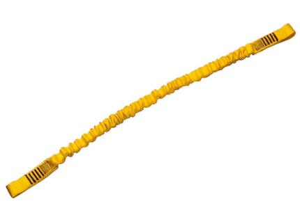 Longe amortissante Singing Rock Joule double 70 cm jaune, 2,6 kN, 15 kN