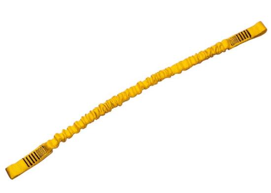 Longe amortissante Singing Rock Joule double 70 cm jaune, 2,6 kN, 15 kN