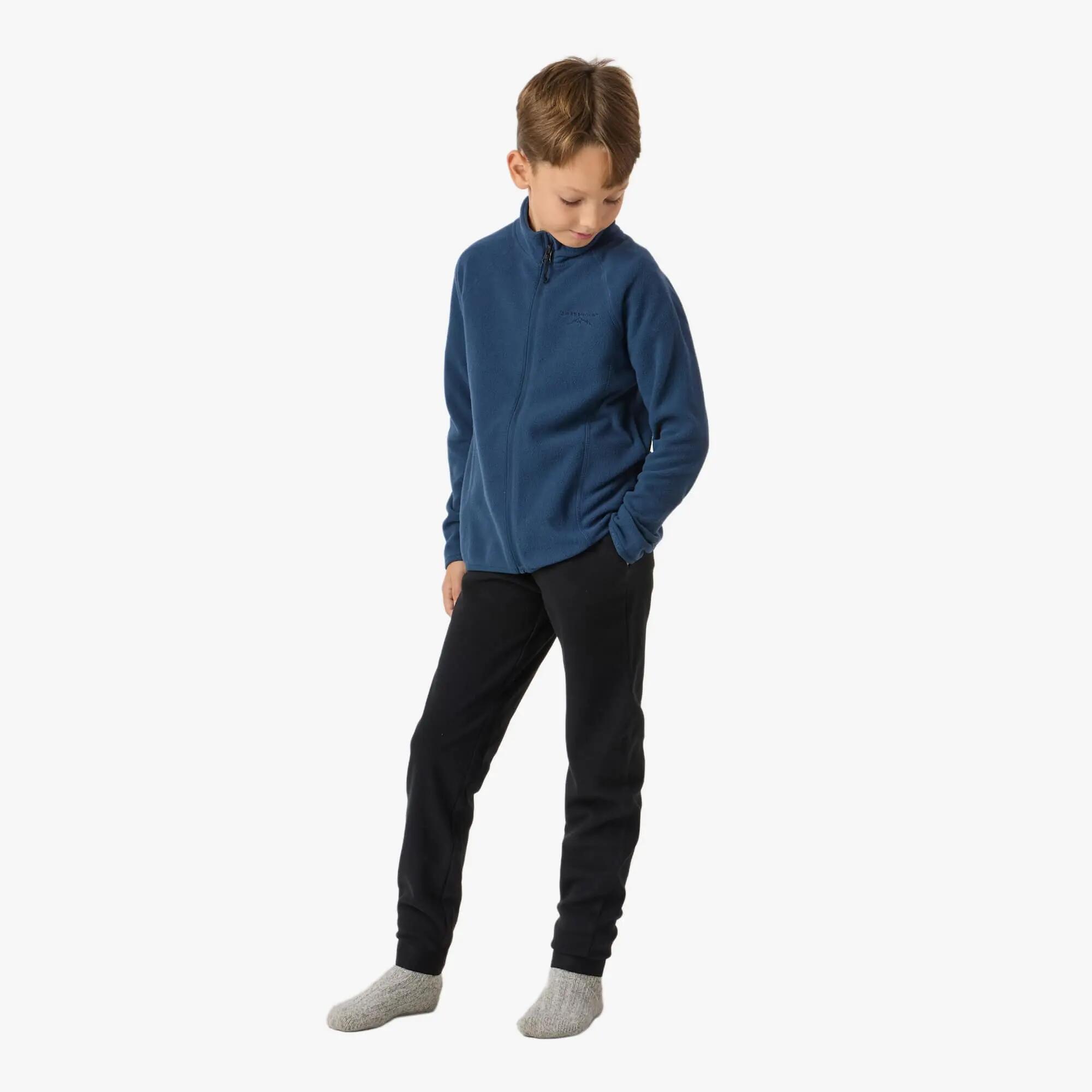 Bluza Polarowa Rozpinana Wędrówki Dziecko Geilo Oddychający 3/7