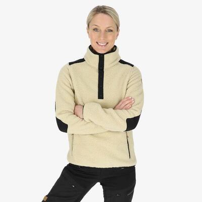 Dames hiking fleece lange mouw ½ rits nordkap pile halfneck
